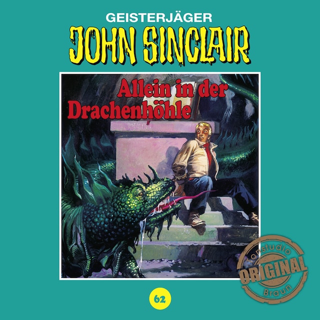 Book cover for John Sinclair, Tonstudio Braun, Folge 62: Allein in der Drachenhöhle. Teil 2 von 3
