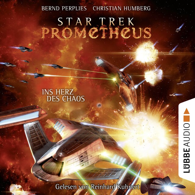 Book cover for Star Trek Prometheus, Teil 3: Ins Herz des Chaos (Ungekürzt)