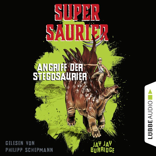 Couverture de livre pour Angriff der Stegosaurier - Supersaurier 2 (Gekürzt)