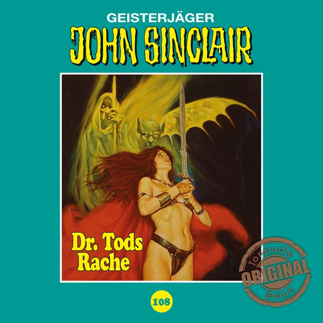 Bogomslag for John Sinclair, Tonstudio Braun, Folge 108: Dr. Tods Rache. Teil 2 von 2