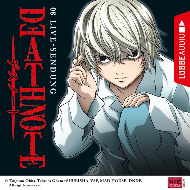 Book cover for Death Note, Folge 8: Live-Sendung