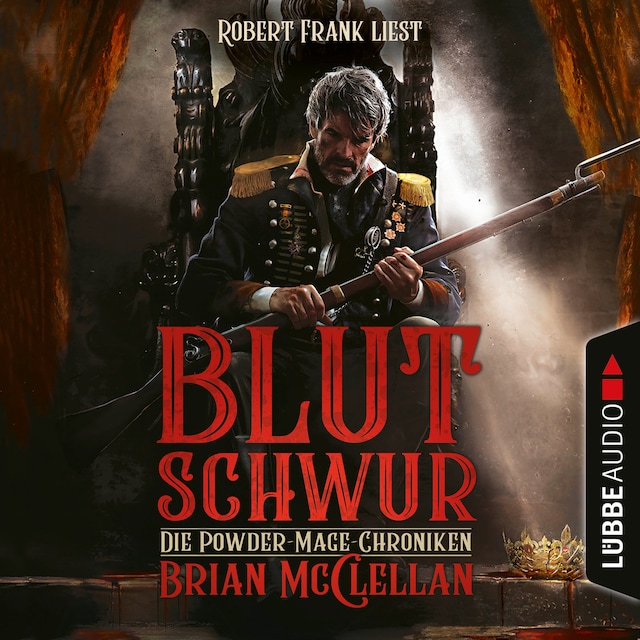 Book cover for Blutschwur - Die Powder-Mage-Chroniken 1 (Ungekürzt)