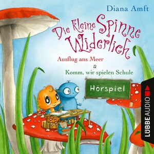 Die kleine Spinne Widerlich - 2 Geschichten - Ausflug ans Meer & Komm, wir spielen Schule bookCoverFor