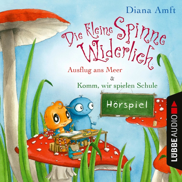 Book cover for Die kleine Spinne Widerlich: Ausflug ans Meer & Komm, wir spielen Schule
