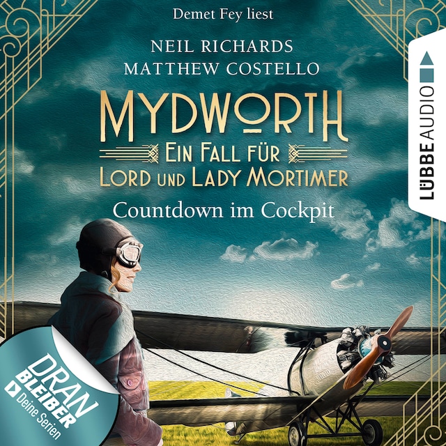 Book cover for Countdown im Cockpit - Ein Fall für Lord und Lady Mortimer - Englischer Landhaus-Krimi, Band 6 (Ungekürzt)