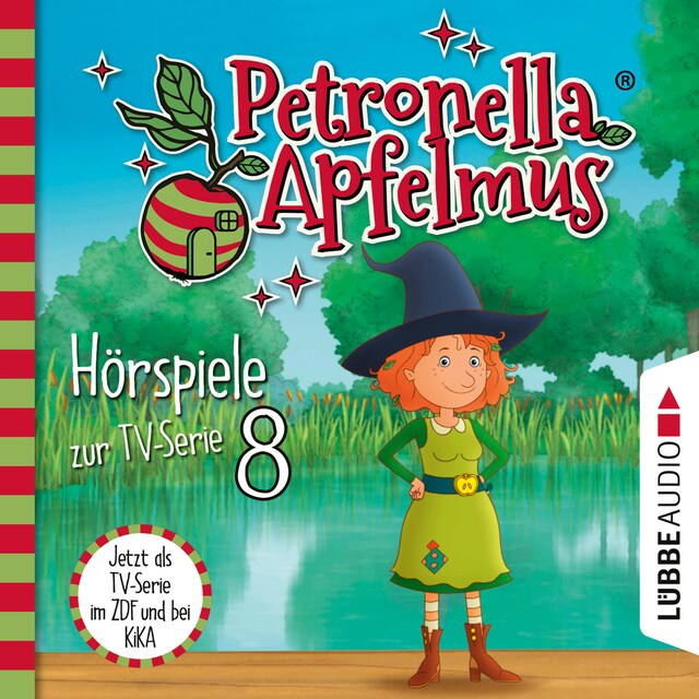 Book cover for Petronella Apfelmus, Teil 8: Das Stinkeparfüm, Der Zaubersauberbesen, Der verlorene Ring, Die Doppelgängerin