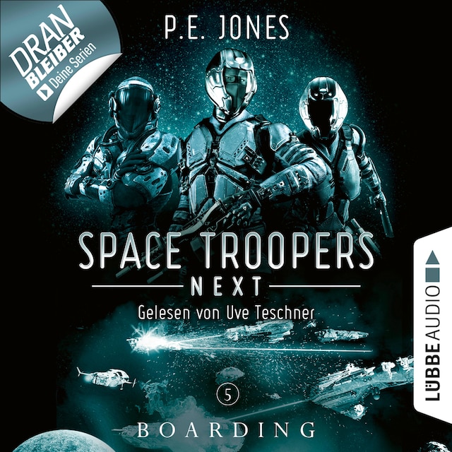 Book cover for Boarding - Space Troopers Next, Folge 5 (Ungekürzt)