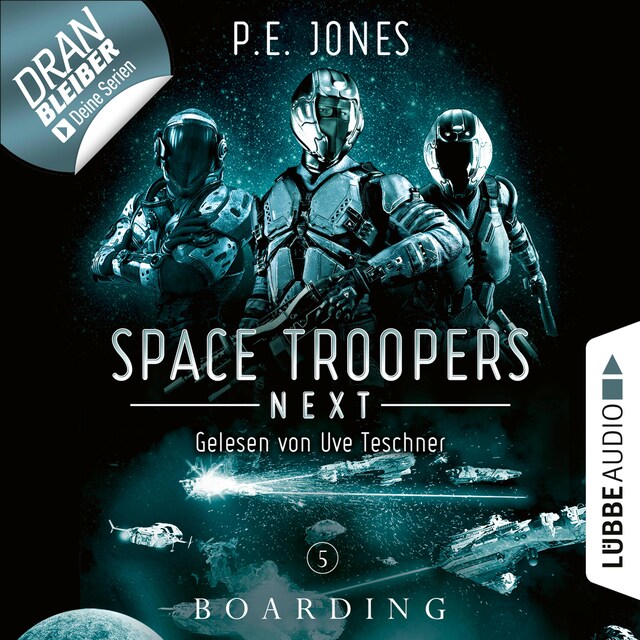 Book cover for Boarding - Space Troopers Next, Folge 5 (Ungekürzt)