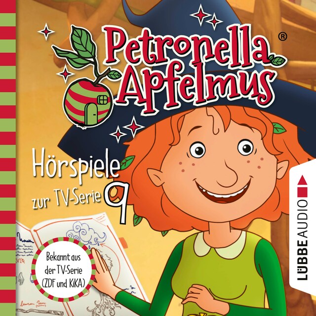 Book cover for Petronella Apfelmus, Teil 9: Alles singt, Des Wichtels Gespür für Wasser, Das Geschichtengerät
