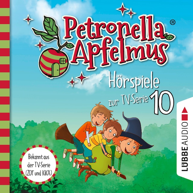 Book cover for Petronella Apfelmus, Teil 10: Die verflogene Einladung, Der große Fund, Die Zauberäpfel (Ungekürzt)