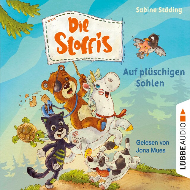 Book cover for Auf plüschigen Sohlen - Die Stoffis, Teil 1 (Ungekürzt)