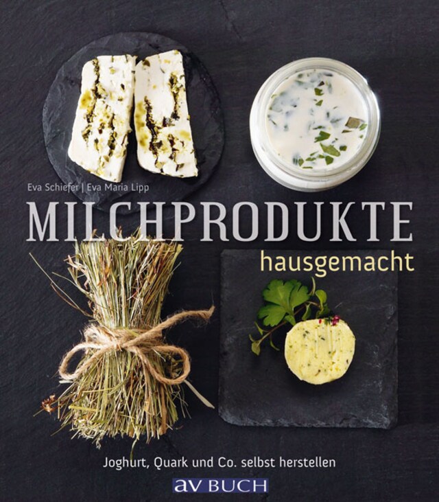 Buchcover für Milchprodukte hausgemacht