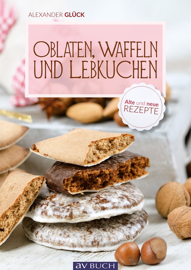 Buchcover für Oblaten, Waffeln und Lebkuchen