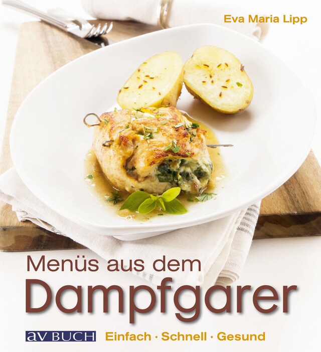 Buchcover für Menüs aus dem Dampfgarer