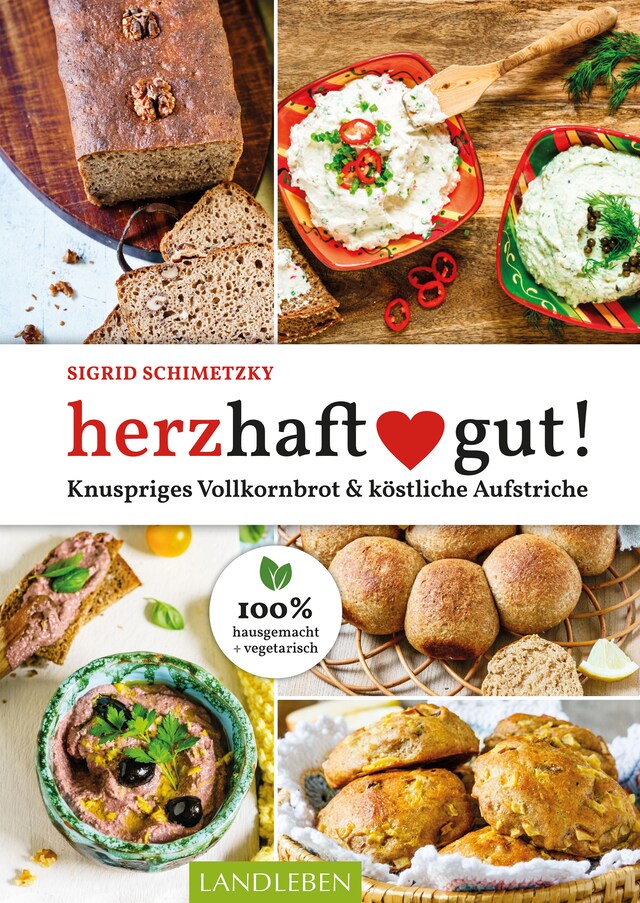 Buchcover für herzhaft gut