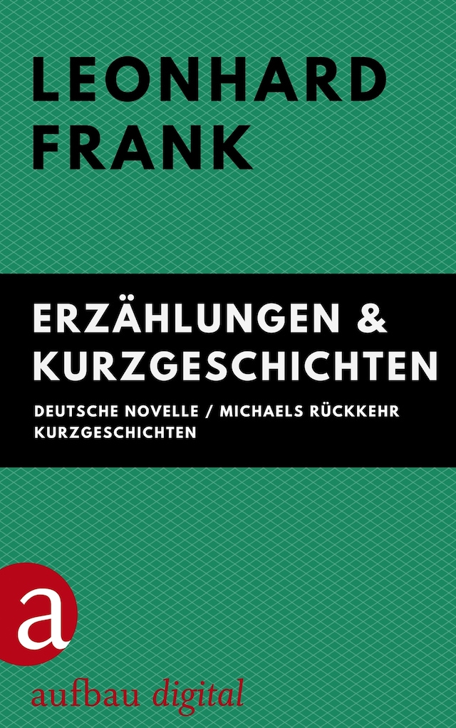 Book cover for Erzählungen & Kurzgeschichten