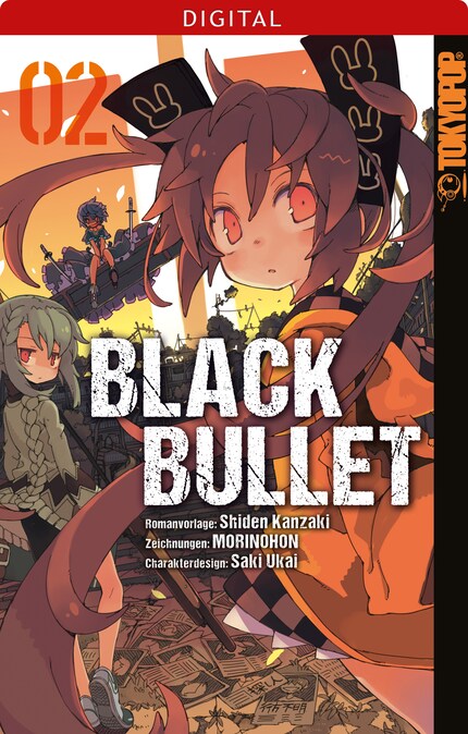 Black Bullet - Light Novel, Band 2 by Saki Ukai, Shiden Kanzaki