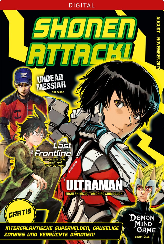 Okładka książki dla Shonen Attack Magazin #3