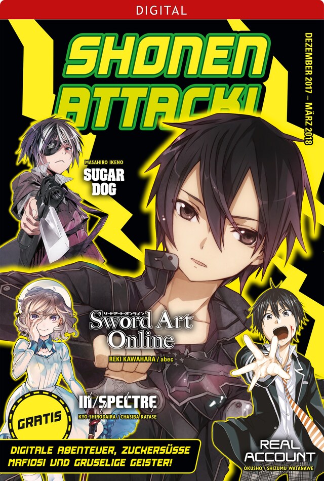 Okładka książki dla Shonen Attack Magazin #4