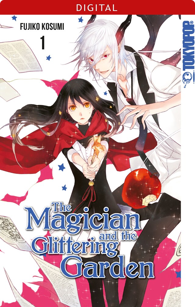 Portada de libro para The Magician and the Glittering Garden 01