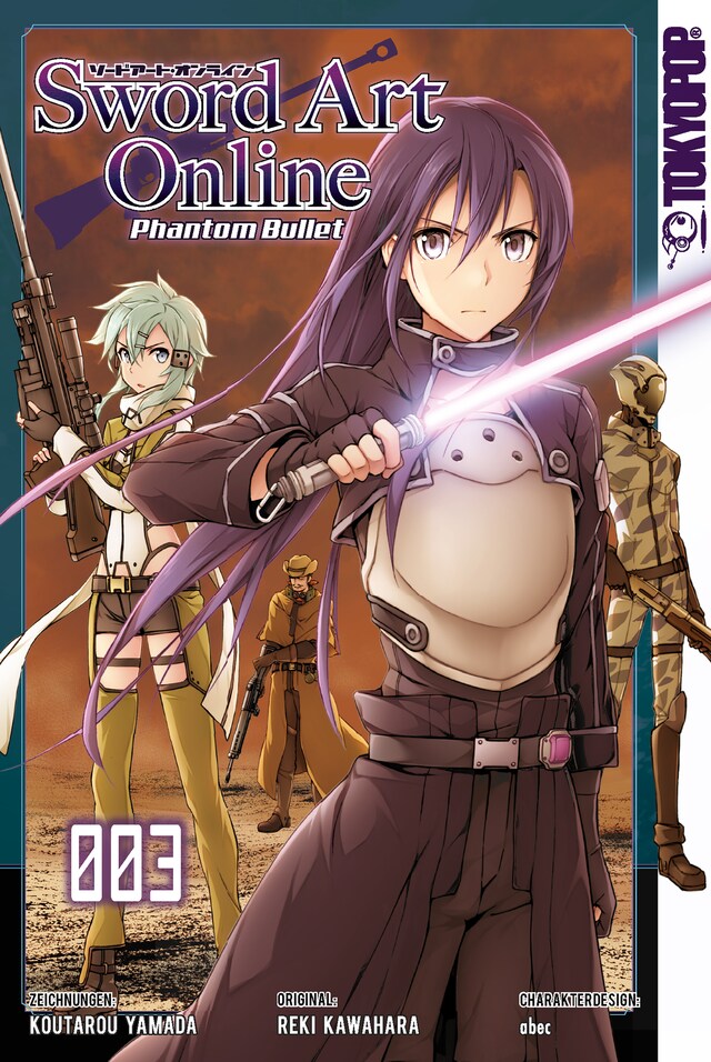 Boekomslag van Sword Art Online Phantom Bullet - Band 3