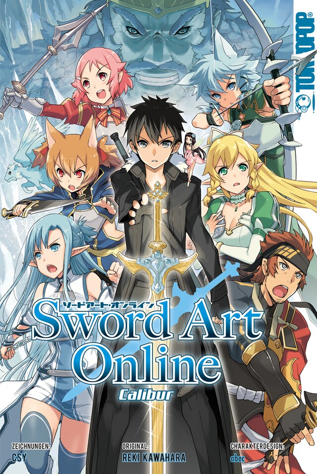 Portada de libro para Sword Art Online Calibur