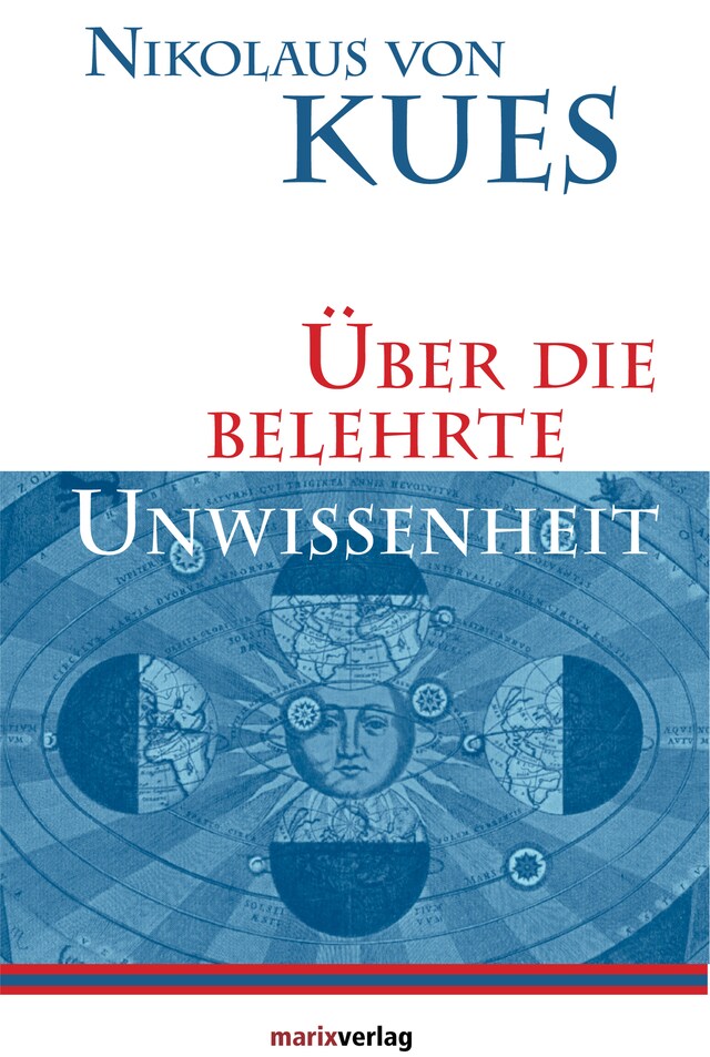 Kirjankansi teokselle Über die belehrte Unwissenheit