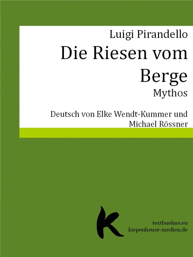 Portada de libro para DIE RIESEN VOM BERGE