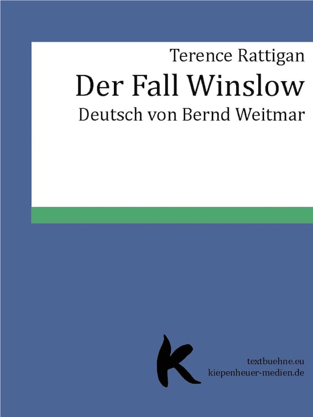 Book cover for DER FALL WINSLOW