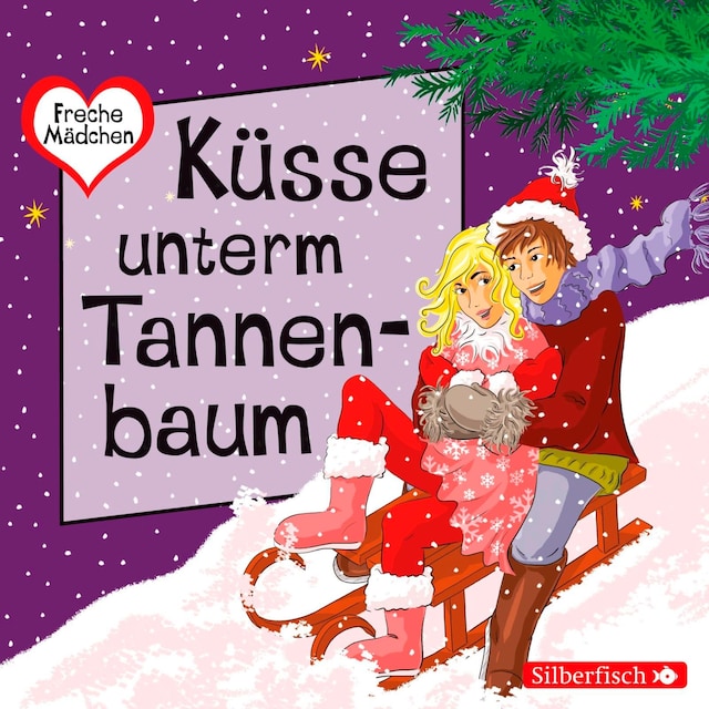 Kirjankansi teokselle Freche Mädchen: Küsse unterm Tannenbaum