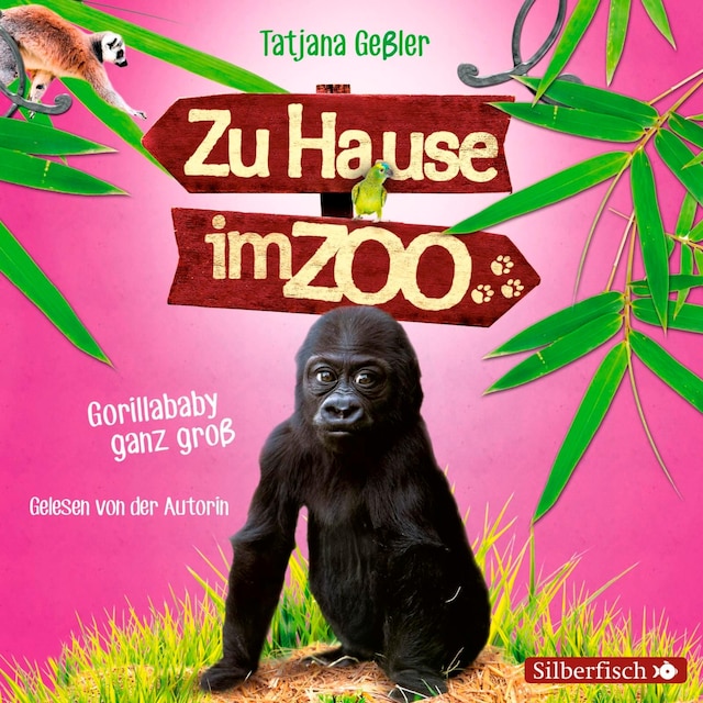 Book cover for Zu Hause im Zoo 1: Gorillababy ganz groß