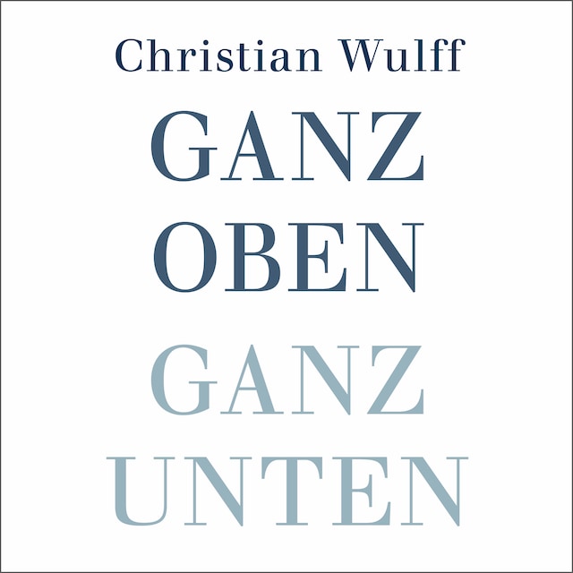 Book cover for Ganz oben Ganz unten