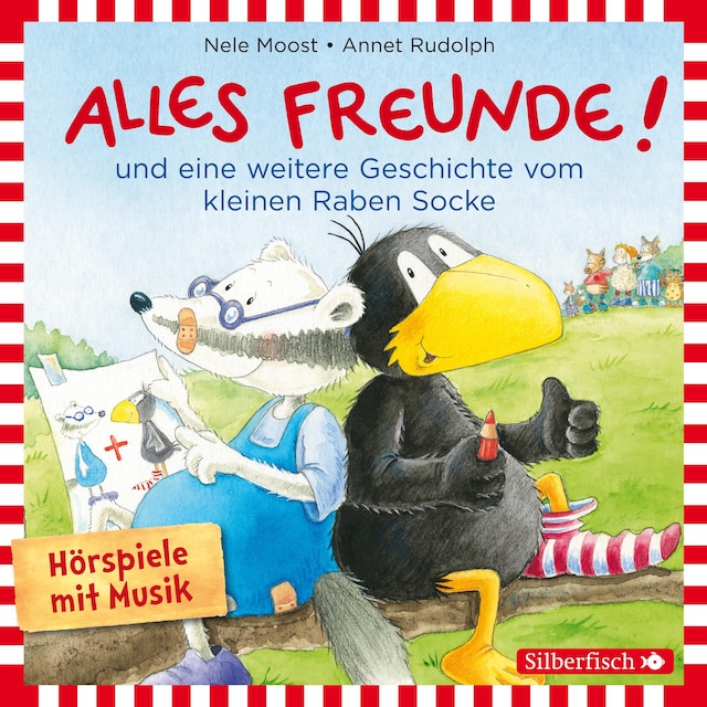 Copertina del libro per Alles Freunde!, Alles wieder gut! (Der kleine Rabe Socke)