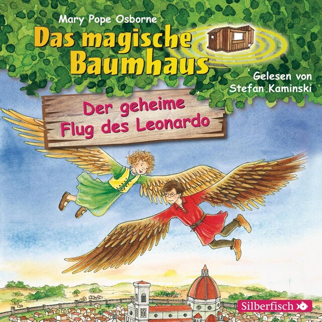 Portada de libro para Der geheime Flug des Leonardo  (Das magische Baumhaus 36)