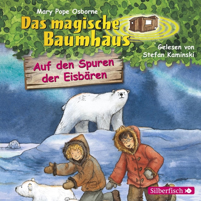 Book cover for Auf den Spuren der Eisbären  (Das magische Baumhaus 12)