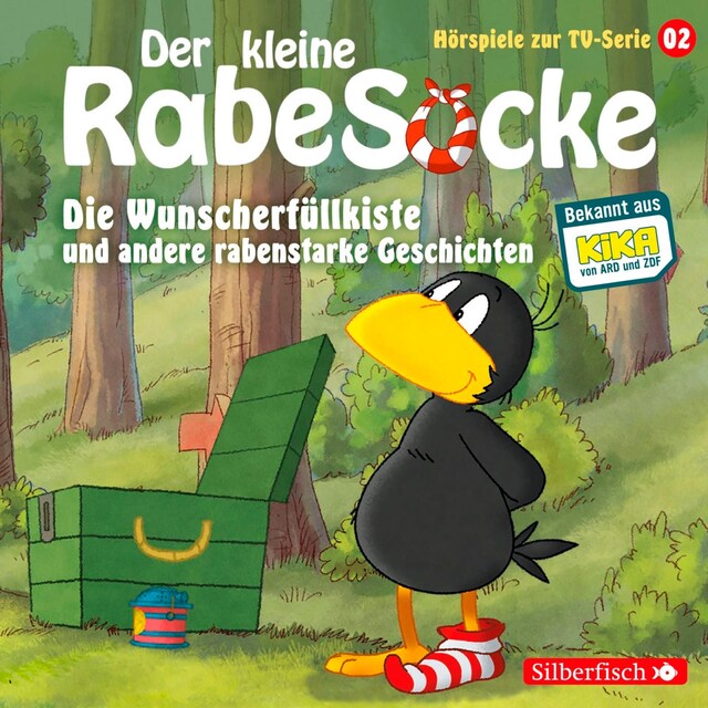 Bogomslag for Die Wunscherfüllkiste, Der Waldgeist, Haltet den Dieb! (Der kleine Rabe Socke - Hörspiele zur TV Serie 2)