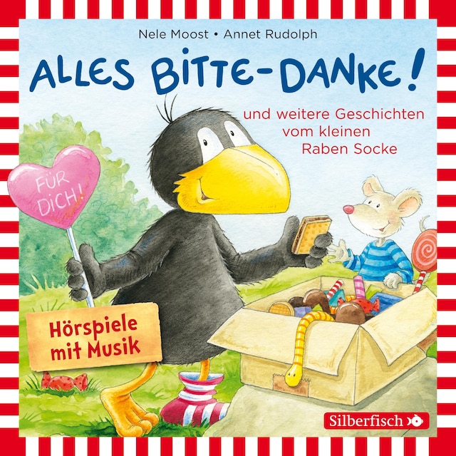 Boekomslag van Alles Bitte-danke!, Alles Eis!, Socke will alles können und zwar ruckzuck! (Der kleine Rabe Socke)