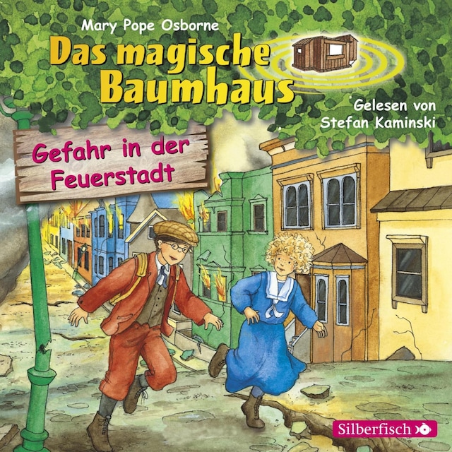 Bokomslag for Gefahr in der Feuerstadt (Das magische Baumhaus 21)