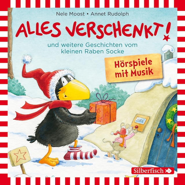 Portada de libro para Alles verschenkt!, Alles Winter!, Alles gebacken!, Alles taut! (Der kleine Rabe Socke)