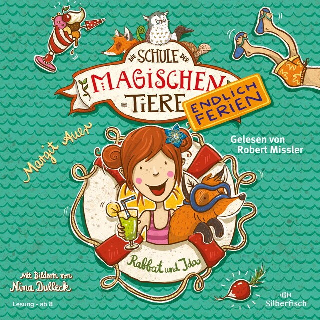 Kirjankansi teokselle Die Schule der magischen Tiere - Endlich Ferien 1: Rabbat und Ida