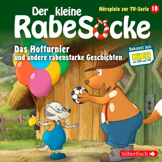 Copertina del libro per Das Hofturnier, Die Waldprüfung, Bruder-Alarm! (Der kleine Rabe Socke - Hörspiele zur TV Serie 10)