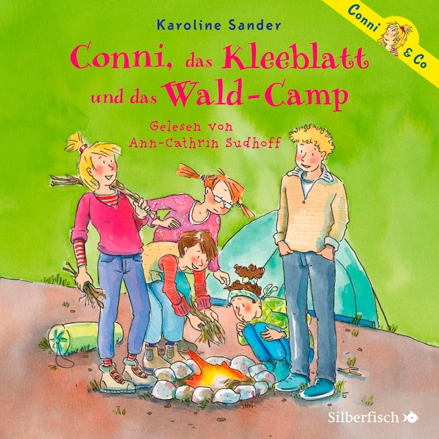 Kirjankansi teokselle Conni & Co 14: Conni, das Kleeblatt und das Wald-Camp