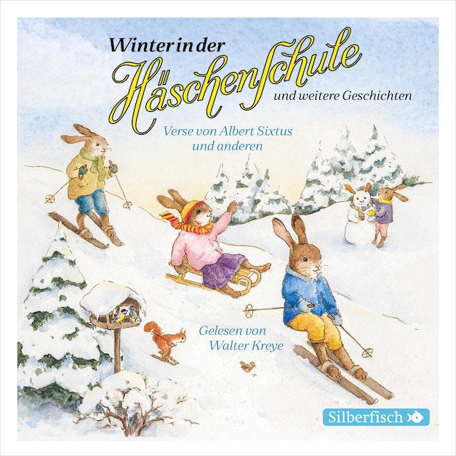 Portada de libro para Winter in der Häschenschule, Musik in der Häschenschule, Lampes Wochenende, Schnuckihas und Miezemau