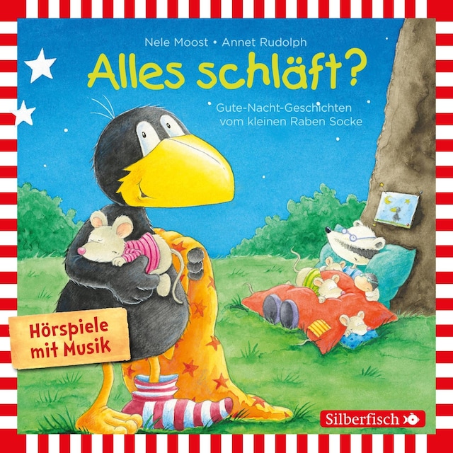 Boekomslag van Alles schläft? (Alles ohne Ende!, Alles Monster!, Alles verbummelt!, Alles besser!) (Der kleine Rabe Socke)