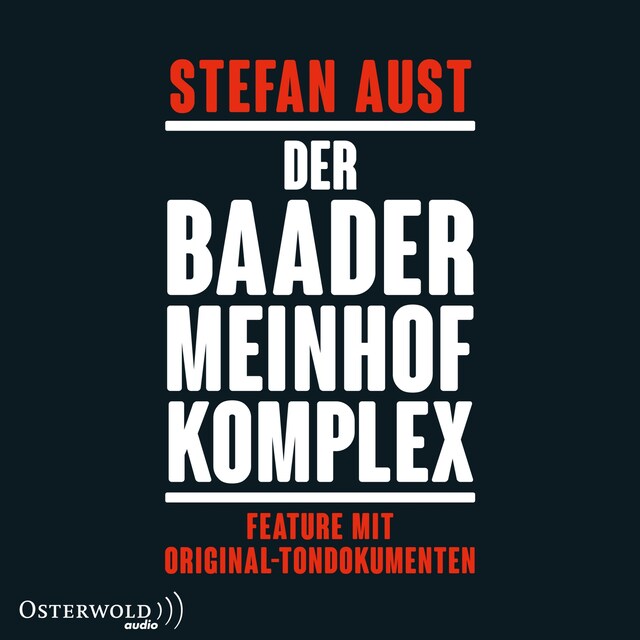 Buchcover für Der Baader-Meinhof-Komplex. Feature mit Original-Tondokumenten