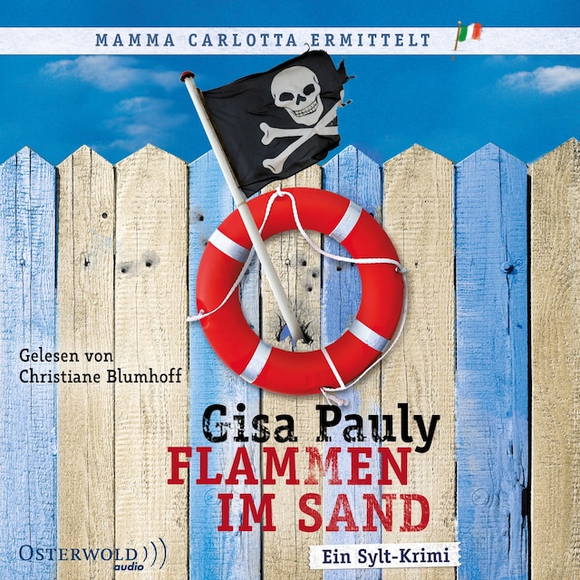 Bogomslag for Flammen im Sand (Mamma Carlotta  4)