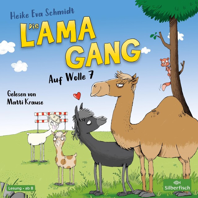 Kirjankansi teokselle Die Lama-Gang. Mit Herz & Spucke 2: Auf Wolle 7