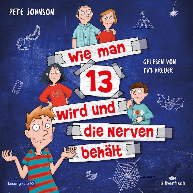 Kirjankansi teokselle Wie man 13 wird und die Nerven behält  (Wie man 13 wird 5)