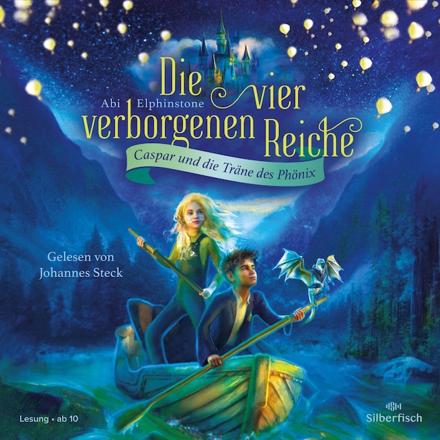 Book cover for Die vier verborgenen Reiche 1: Caspar und die Träne des Phönix