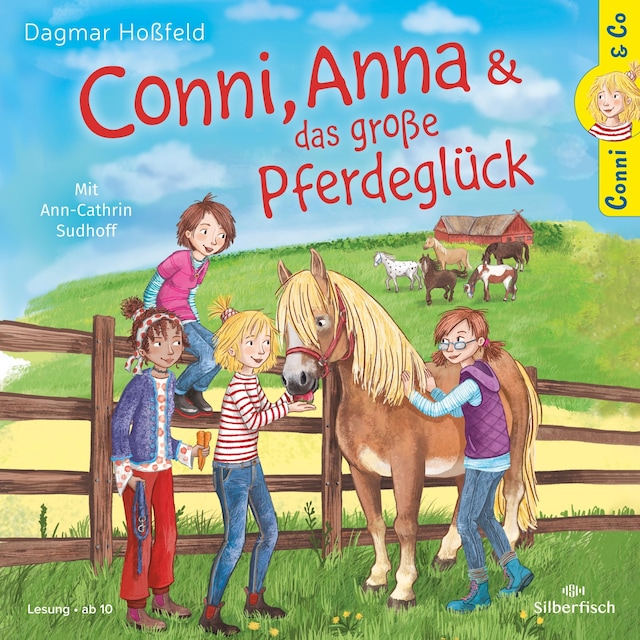 Kirjankansi teokselle Conni & Co 18: Conni, Anna und das große Pferdeglück